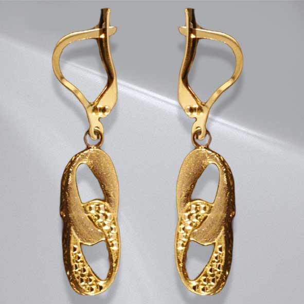 گوشواره کلیپسی طلا