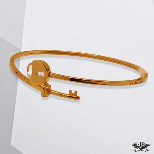 www.minitala.com دستبند بنگل قفل مینی طلا